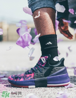 adidas dame3新配色多少錢(qián)？阿迪達(dá)斯利拉德三代花城玫瑰專(zhuān)柜價(jià)格