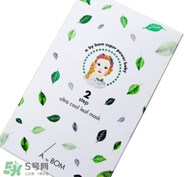 a by bom葉子面膜怎么用？a by bom嬰兒冰凝葉子面膜用法