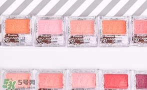 canmake單色啞光腮紅色號試色 canmake單色腮紅試色圖