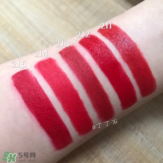 3ce red recipe紅色系列口紅色號_試色圖 3ce red recipe紅色系列口紅色號_試色圖