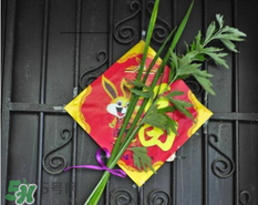 艾草掛門上是什么意思？艾草放門口什么作用？