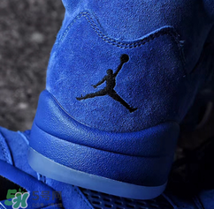 air jordan5麂皮皇家藍(lán)正品多少錢？喬丹5代藍(lán)麂皮專柜價(jià)格
