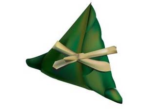 三角粽子怎么綁？三角粽子怎么綁繩子圖解？