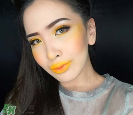 黃色腮紅適合黃皮嗎？黃色腮紅好看嗎試色