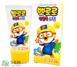 pororo寶露露防曬霜適用年齡 pororo寶露露防曬霜多大孩子用的？