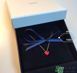 ahkah小紅心項(xiàng)鏈多少錢？ahkah紅心鎖骨鏈專柜價(jià)格