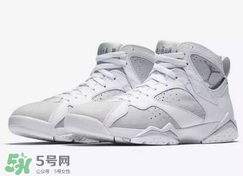 air jordan 7 pure platinum多少錢？AJ7白銀配色專柜價(jià)格