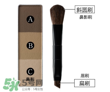 kate三色眉粉怎么用？kate三色眉粉使用方法