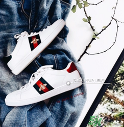 gucci小白鞋怎么看真假？古馳小白鞋真假辨別