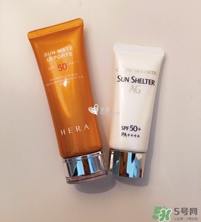 黛珂ag防曬霜和hera赫妍防曬霜哪個(gè)好?