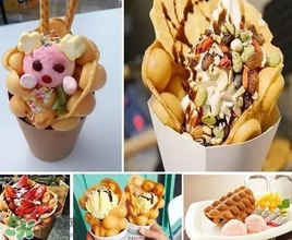 雞蛋仔冰淇淋怎么吃？雞蛋仔冰淇淋用硬冰淇淋還是軟冰淇淋