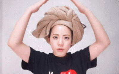 怎么用毛巾包頭發(fā)？如何用毛巾包頭發(fā)圖解