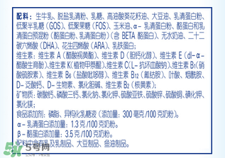 伊利金領(lǐng)冠睿護奶粉配方 伊利金領(lǐng)冠睿護奶粉成分 伊利金領(lǐng)冠睿護奶粉配方 伊利金領(lǐng)冠睿護奶粉成分
