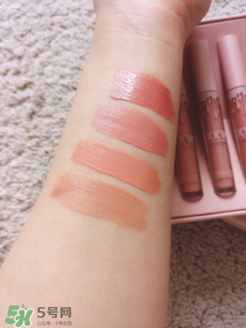 KKW X Kylie唇釉色號_KKW X Kylie唇釉試色圖 KKW X Kylie唇釉色號_KKW X Kylie唇釉試色圖