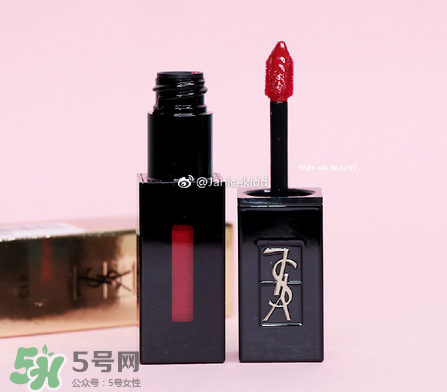 ysl黑管唇釉413是什么顏色？ysl圣羅蘭黑管唇釉413試色