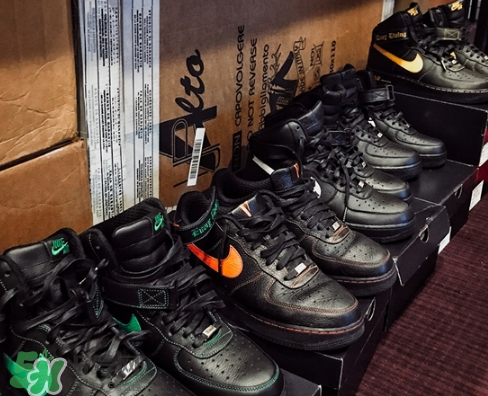 vlone與nike air force 1high聯(lián)名款運(yùn)動鞋配色有哪幾種？