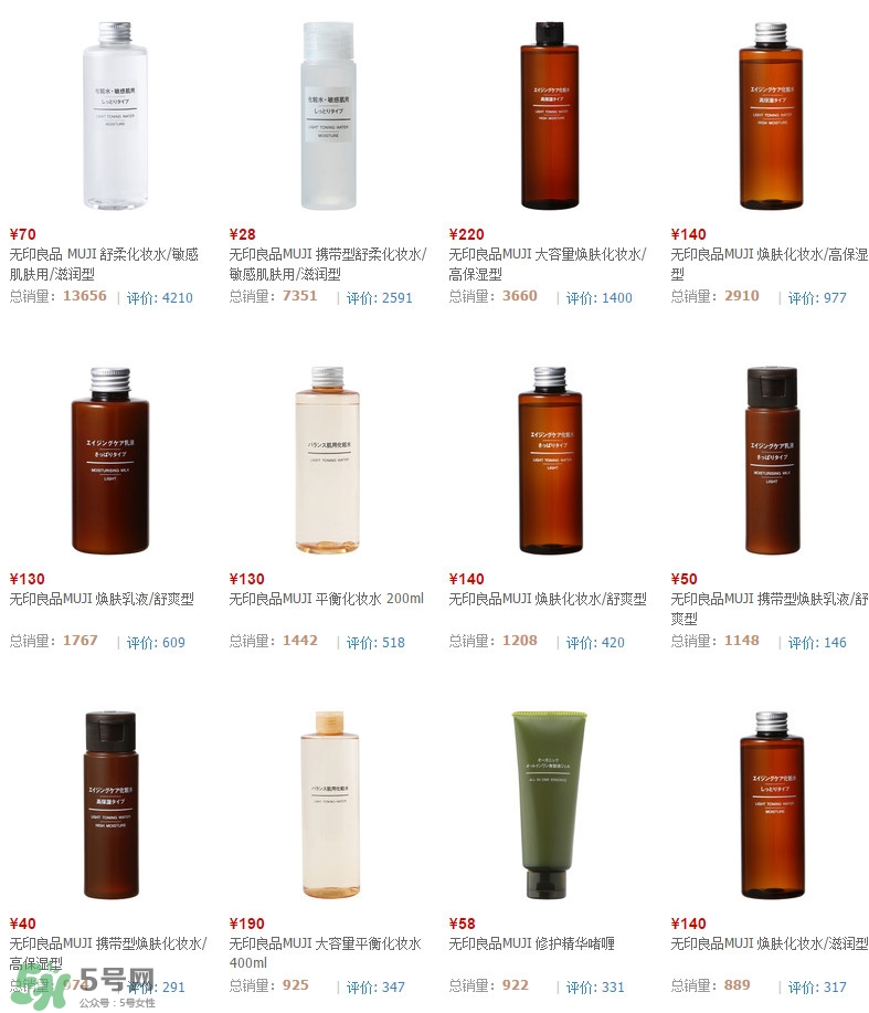 無印良品水乳價格 無印良品水乳多少錢 無印良品水乳價格 無印良品水乳多少錢