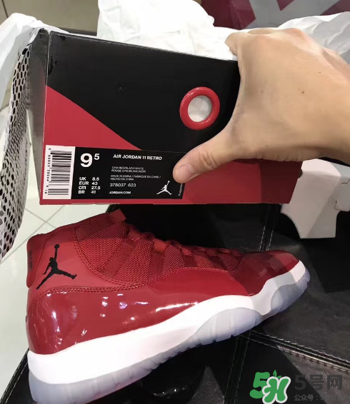 air jordan 11 gym red安東尼全紅配色實(shí)物怎么樣？