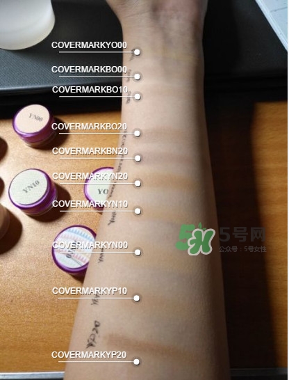 covermark粉底液試色 傲麗粉底液色號怎么選色 covermark粉底液試色 傲麗粉底液色號怎么選色