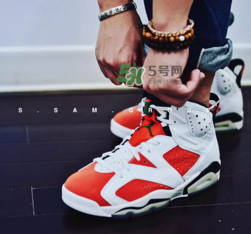 air jordan 6 gatorade配色上腳效果怎么樣？