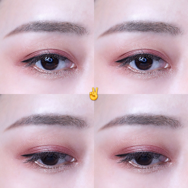 愛麗小屋四色眼影教程 愛麗小屋四色眼影色號試色