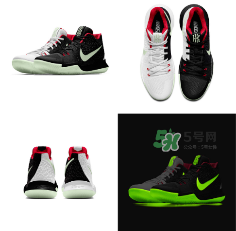 歐文同款黑白鴛鴦夜光kyrie 3怎么定制_在哪里買？