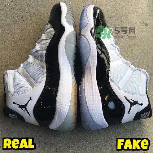 air jordan 11 concord真假怎么看？aj 11 concord真假鑒定