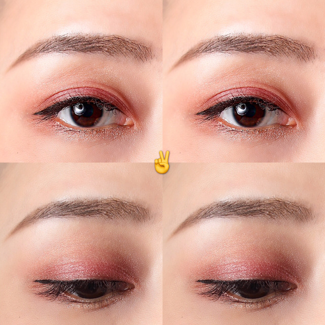 愛麗小屋四色眼影教程 愛麗小屋四色眼影色號試色