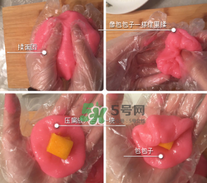 糯米糍的做法 櫻花粉芒果糯米糍的做法 糯米糍的做法 櫻花粉芒果糯米糍的做法