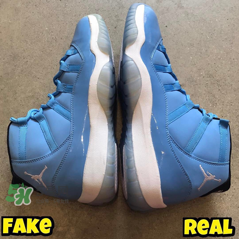 air jordan 11北卡藍(lán)真假怎么分辨？aj11北卡藍(lán)真假鑒定