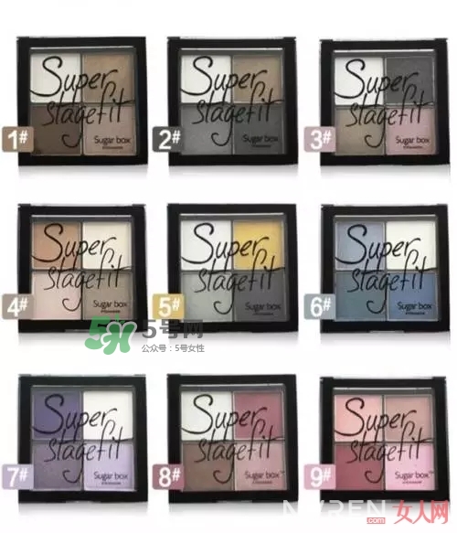 sugarbox糖盒眼影怎么樣？sugarbox糖盒眼影色號試色