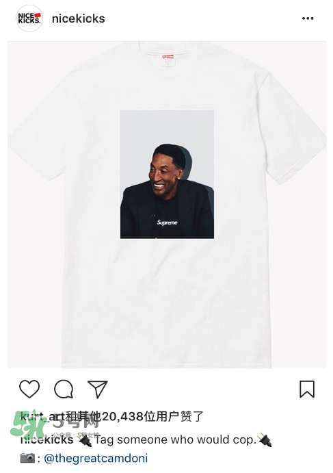 supreme皮蓬photo tee會發(fā)售嗎？supreme將推出皮蓬photo tee？