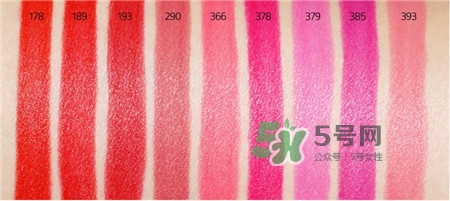 蘭蔻新菁純柔潤唇膏色號_試色大全圖