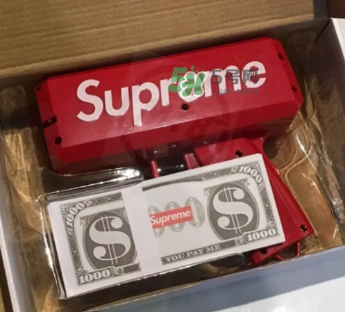supreme噴錢槍多少錢？supreme鈔票槍價格
