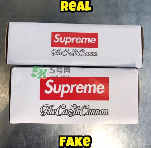 supreme cashcannon真假怎么看？supreme噴錢槍真假對比
