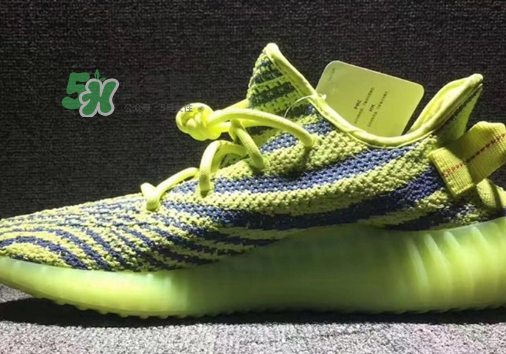 adidas yeezy boost 350 v2熒光黃椰子實物什么樣？