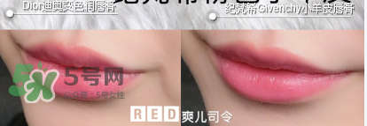 紀梵希變色唇膏和迪奧變色唇膏哪個好_怎么選？