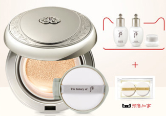 whoo后拱辰享雪玉凝水氛光彩氣墊粉底液多少錢_專柜價(jià)格_色號