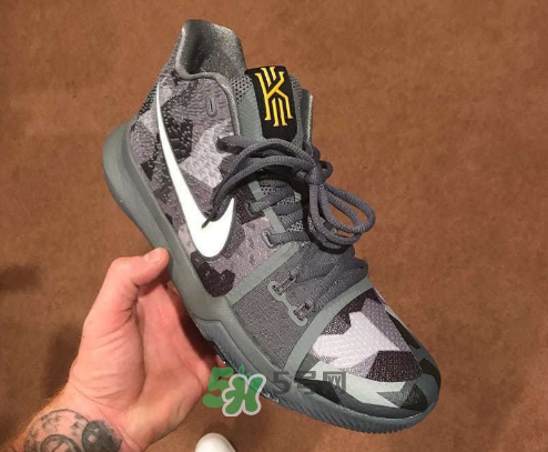 nike kyrie 3 girls eybl會(huì)發(fā)售嗎？歐文3代精英賽灰色迷彩實(shí)物