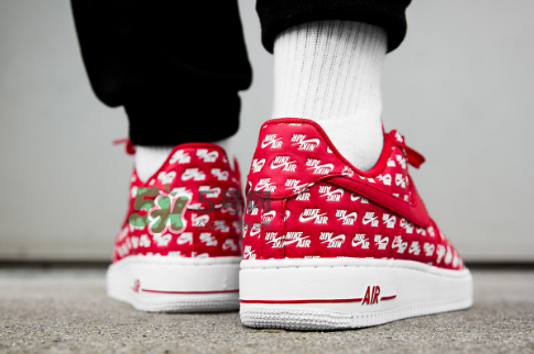 nike air force 1 low logo上腳效果怎么樣？空軍一號logo款上腳