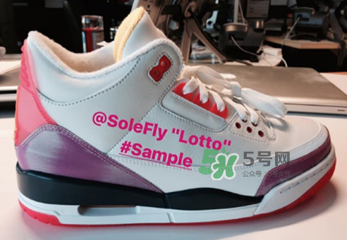 solefly與air jordan 3 lotto聯(lián)名火烈鳥球鞋在哪買？