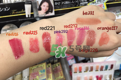 KANEBO嘉娜寶2017秋冬新款唇膏色號(hào)_試色 KANEBO嘉娜寶2017秋冬新款唇膏色號(hào)_試色