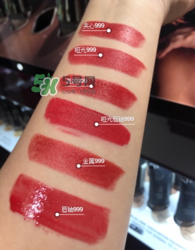 迪奧夾心999和迪奧金屬999哪個(gè)好看_試色對(duì)比 迪奧夾心999和迪奧金屬999哪個(gè)好看_試色對(duì)比