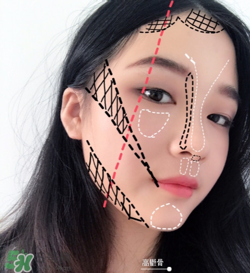 顴骨高的怎么修容 顴骨高怎么打修容圖解 顴骨高的怎么修容 顴骨高怎么打修容圖解
