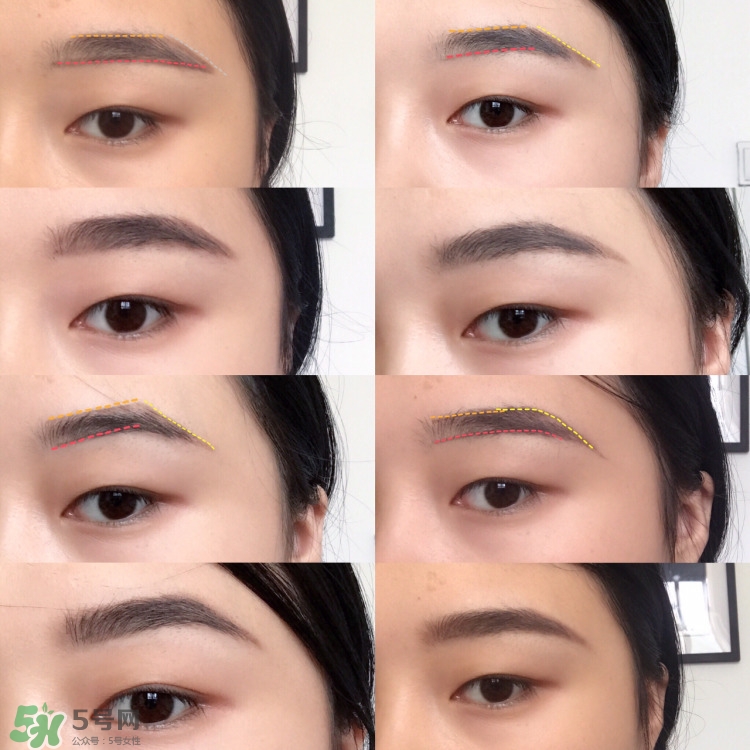 各種眉形的畫(huà)法圖片 不同眉形的畫(huà)法
