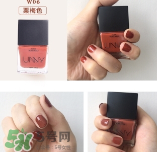 unny可撕拉指甲油怎么樣？unny可撕指甲油試色