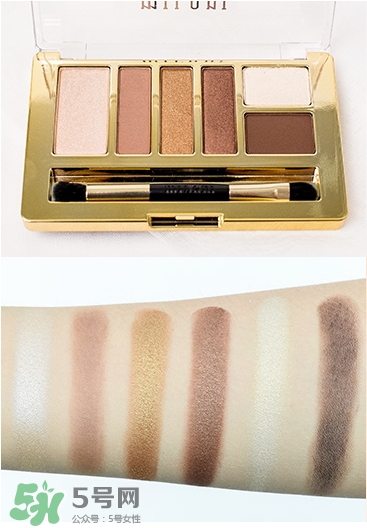 milani六色眼影盤色號試色 milani六色眼影盤色號試色