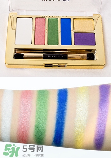 milani六色眼影盤色號試色 milani六色眼影盤色號試色