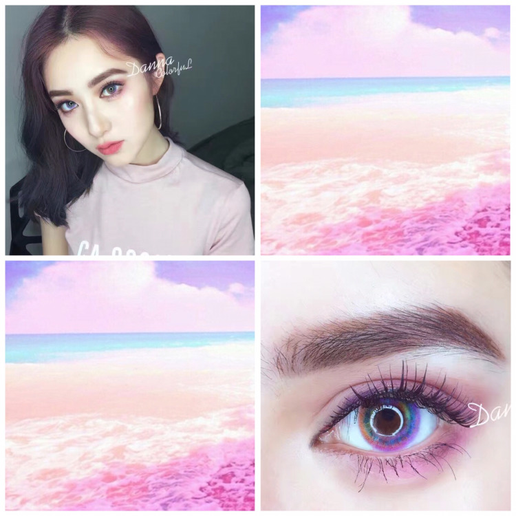 粉色美瞳效果圖 粉色美瞳好看嗎 粉色美瞳效果圖 粉色美瞳好看嗎