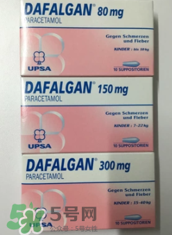 dafalgan退燒栓怎么用？dafalgan退燒栓使用說明